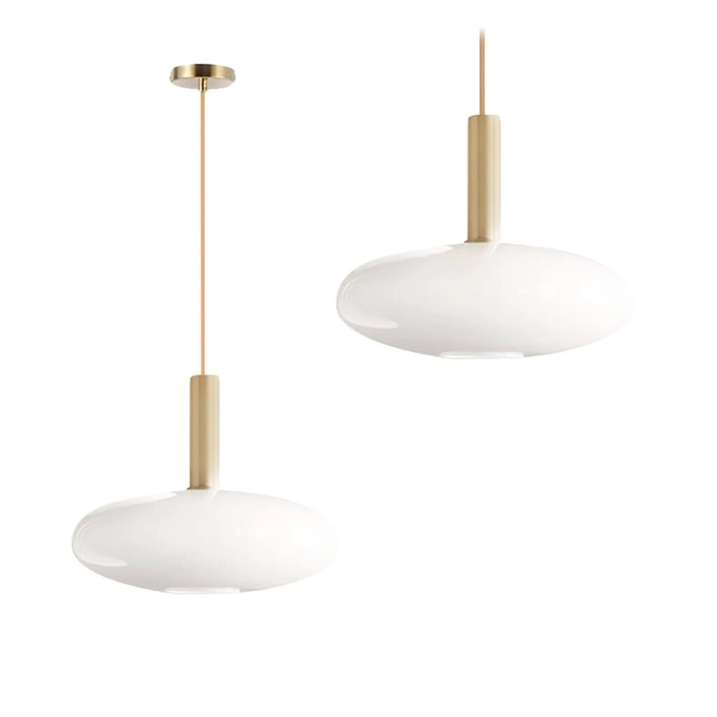 LAMPA APP668-1CP GOLD/WHITE
