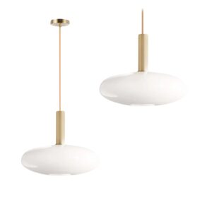 LAMPA APP668-1CP GOLD/WHITE