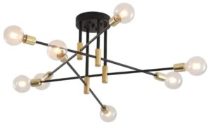 REA LAMPA APP733-8C BLACK GOLD OSW-08770