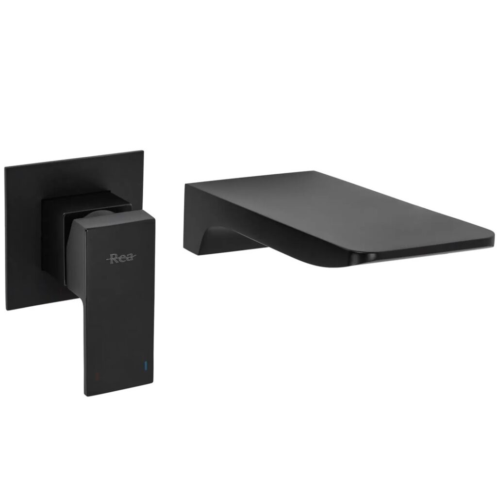 REA BATERIA UMYWALKOWA PODTYNKOWA MASON CZARNA REA-B0690