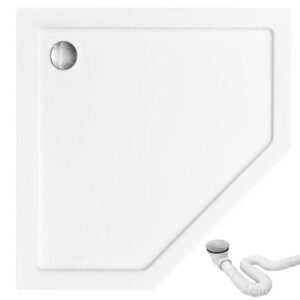 REA BRODZIK DIAMOND WHITE 80x80x5cm REA-K8544