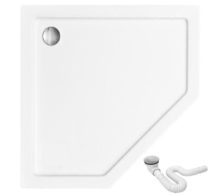 REA BRODZIK DIAMOND WHITE 90x90x5cm REA-K6522