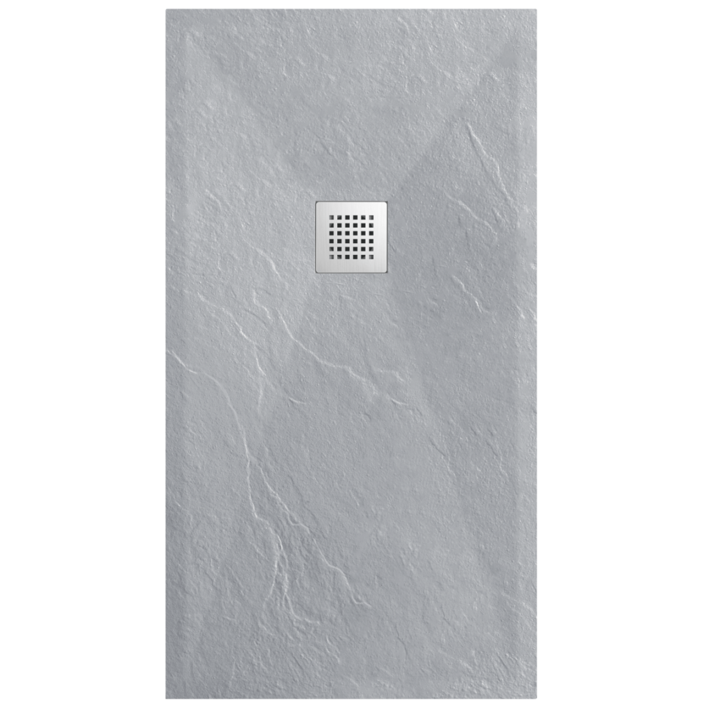 BALNEO Stone Tray – Brodzik kompozytowy „F” Jasnoszary 80x110x2,5 STFLG8011025