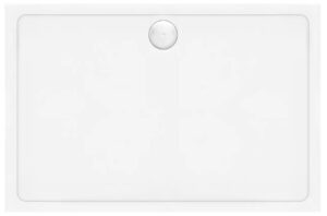 REA BRODZIK SAVOY WHITE 80x100x6cm + SYFON REA-K5332