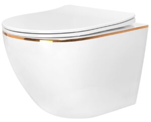 REA WC – CARLO MINI RIMLESS WHITE GOLD EDGE REA-C1222