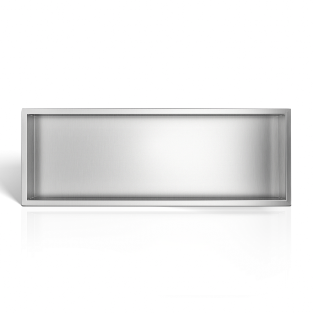 BALNEO WALL-BOX ONE – Półka łazienkowa wnękowa INOX 90x30x7cm 5903943983407
