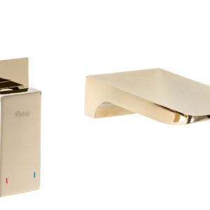 REA BATERIA UMYWALKOWA PODTYNKOWA MASON ZŁOTA REA-B5150