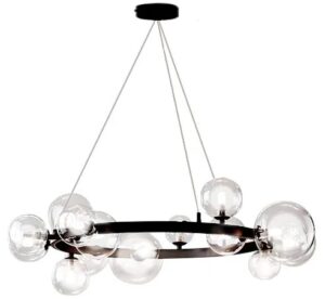 REA LAMPA APP906-15CP BLACK OSW-04034
