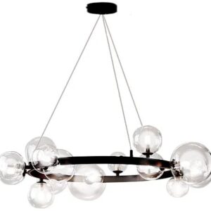 REA LAMPA APP906-15CP BLACK OSW-04034