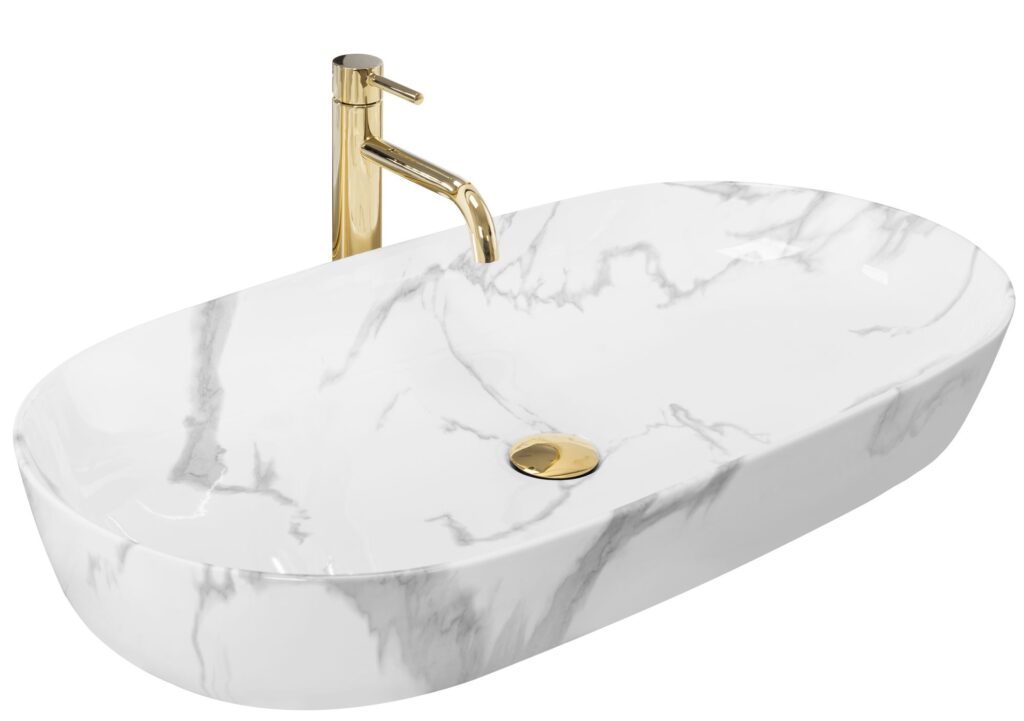 REA UMYWALKA CLEO 81 MARMO SHINY – NABLATOWA REA-U8403