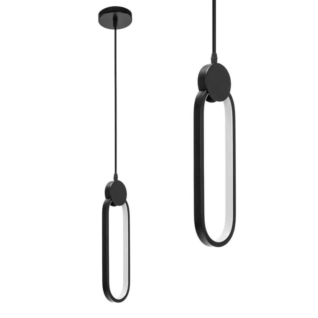 REA LAMPA APP851-CP BLACK OSW-07020