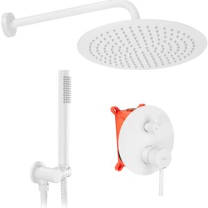 REA ZESTAW NATRYSKOWY PODTYNKOWY LUNGO BIAŁY + BOX REA-P8540