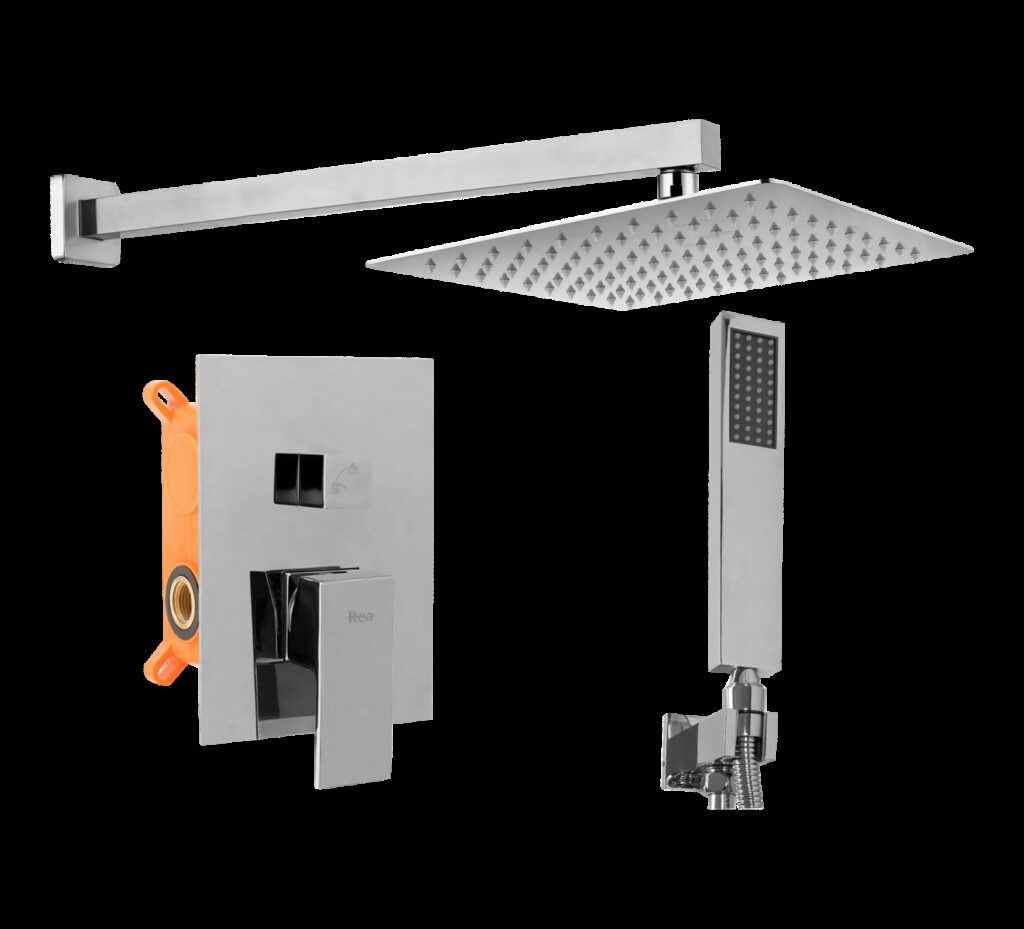 REA ZESTAW NATRYSKOWY FENIX CHROM REA-P8451