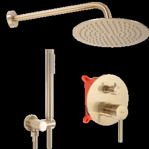 REA ZESTAW NATRYSKOWY PODTYNKO LUNGO ZLOTY SZCZO + BOX REA-P4160