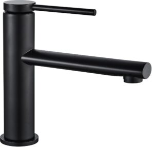 REA BATERIA UMYWALKOWA OVAL CZARNA NISKA REA-B6516