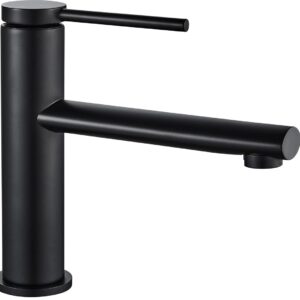 REA BATERIA UMYWALKOWA OVAL CZARNA NISKA REA-B6516