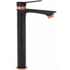 REA BATERIA ŁAZIENKOWA VIRAL CZARNA/RÓŻOWE ZŁOTO WYSOKA REA-B2026