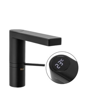 REA BATERIA UMYWALKOWA AMAR CZARNA NISKA REA-B2065