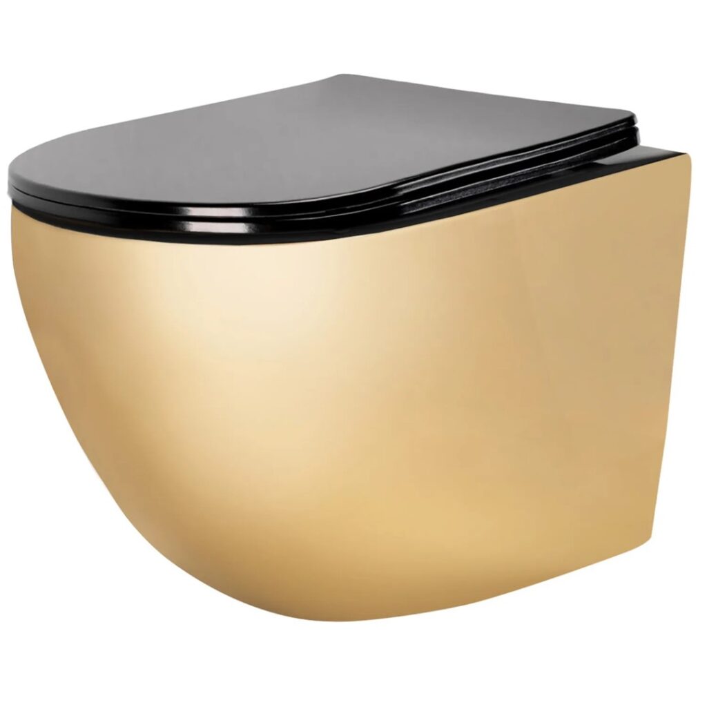 REA WC – CARLO MINI RIMLESS GOLD BLACK REA-C8990