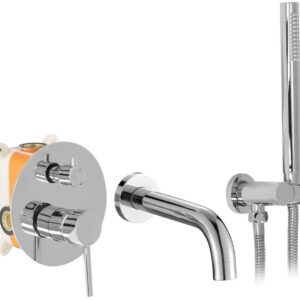 REA BATERIA WANNOWA PODTYNKOWA LUNGO CHROM + BOX REA-B6990