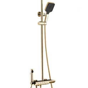 REA ZESTAW NATRYSKOWY ROB ZŁOTY TERMOSTAT REA-P6625