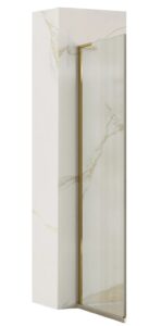 REA ŚCIANKA PRYSZNICOWA HUGO BRUSH GOLD 80 REA-K6612