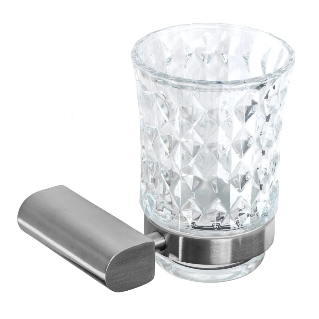 REA KUBEK ŁAZIENKOWY WISZĄCY nikiel szczotkowany 5902557386833