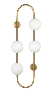 REA LAMPA APP1144-4W GOLD/WHITE OSW-14009