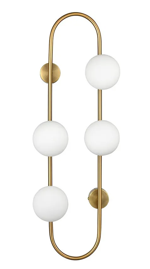 REA LAMPA APP1144-4W GOLD/WHITE OSW-14009