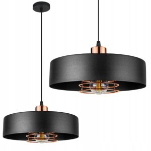 REA LAMPA APP1246-1CP BLACK/ROSE GOLD OSW-14036