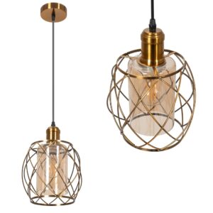 REA LAMPA APP1129-1CP GOLD AMBER OSW-40104