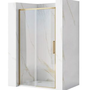 REA DRZWI PRYSZNICOWE RAPID SLIDE BRUSH GOLD 110 REA-K4708