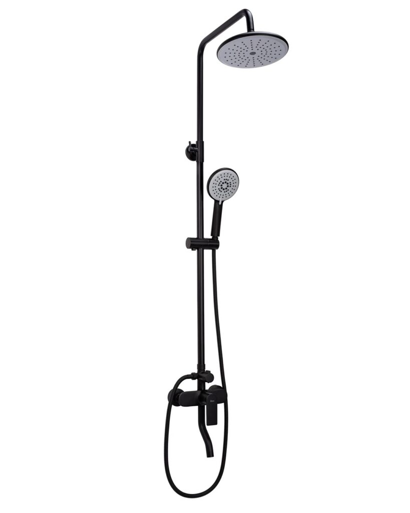 REA ZESTAW NATRYSKOWY VERSO CZARNY REA-P9145