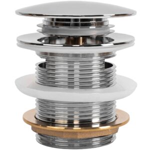 REA KOREK DO WANNY Z PRZELEWEM CHROM 6cm REA-W2007