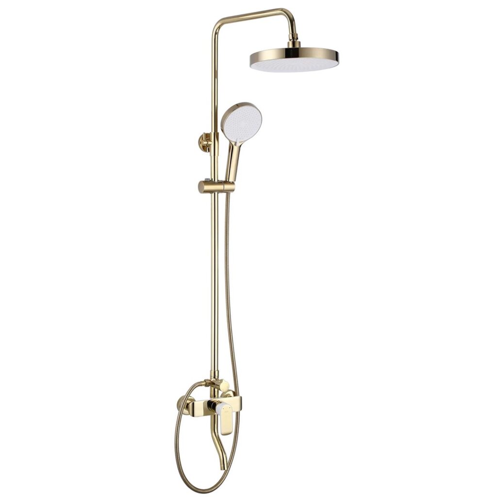 REA ZESTAW NATRYSKOWY MY1805-77WG BLOOM BIAŁY/ZŁOTY REA-P9529