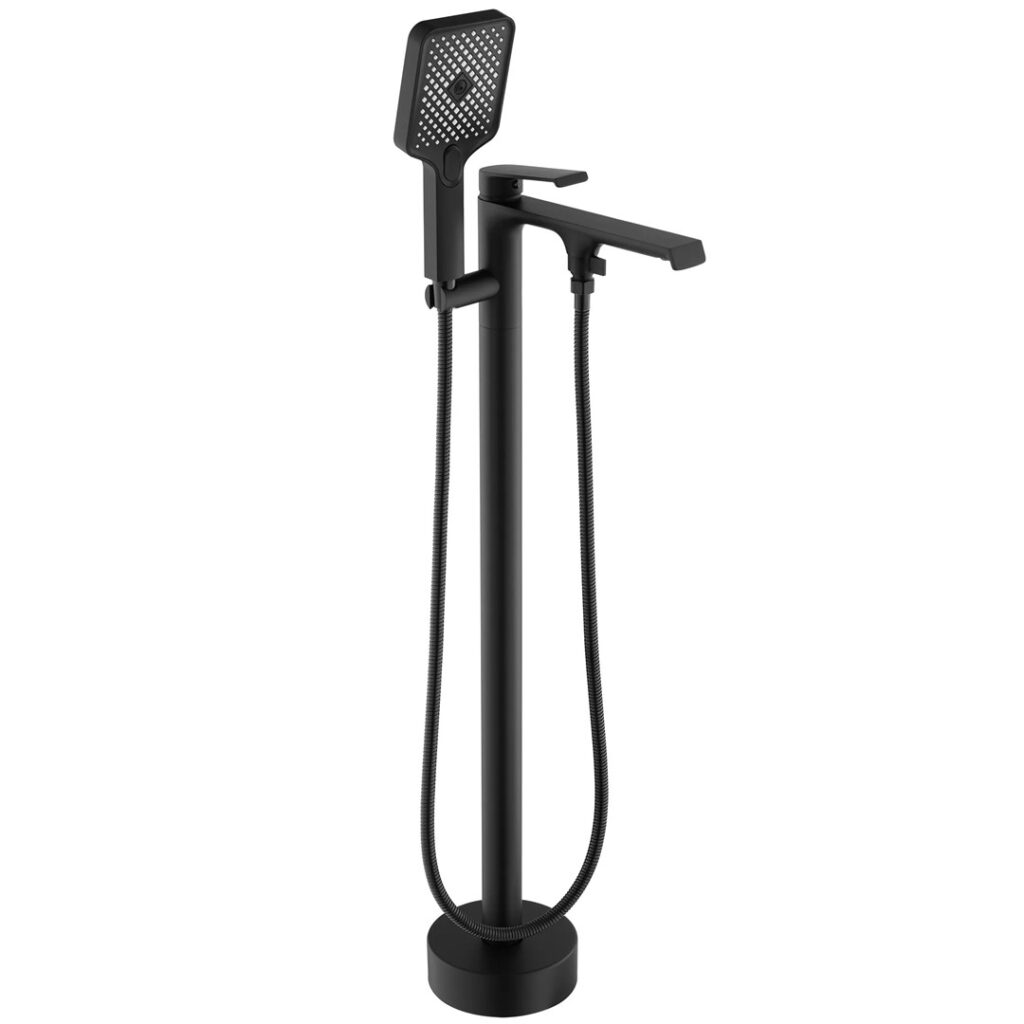 REA BATERIA WANNOWA PODŁOGOWA HASS CZARNA REA-B6401