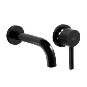 REA BATERIA UMYWALKOWA PODTYNKOWA LUNGO CZARNA METALIC + BOX REA-B4421