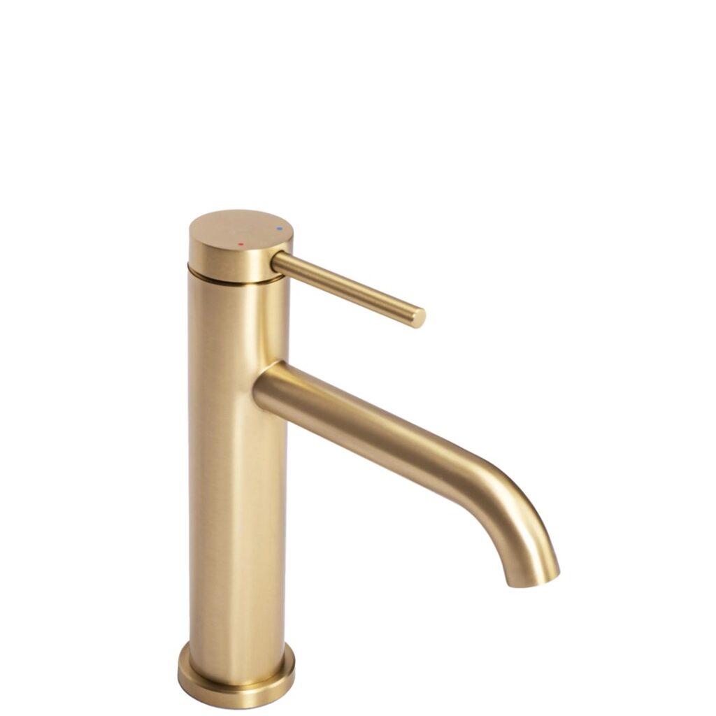 REA BATERIA UMYWALKOWA CLIF ZLOTA SZCZOTKOWANA NISKA REA-B5323