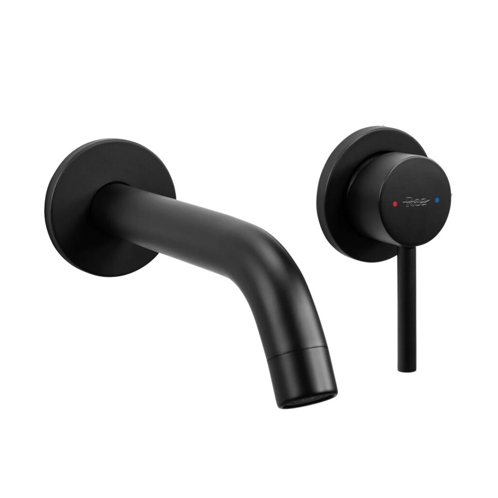 REA BATERIA UMYWALKOWA PODTYNKOWA OWEN CZARNA + BOX REA-B5332