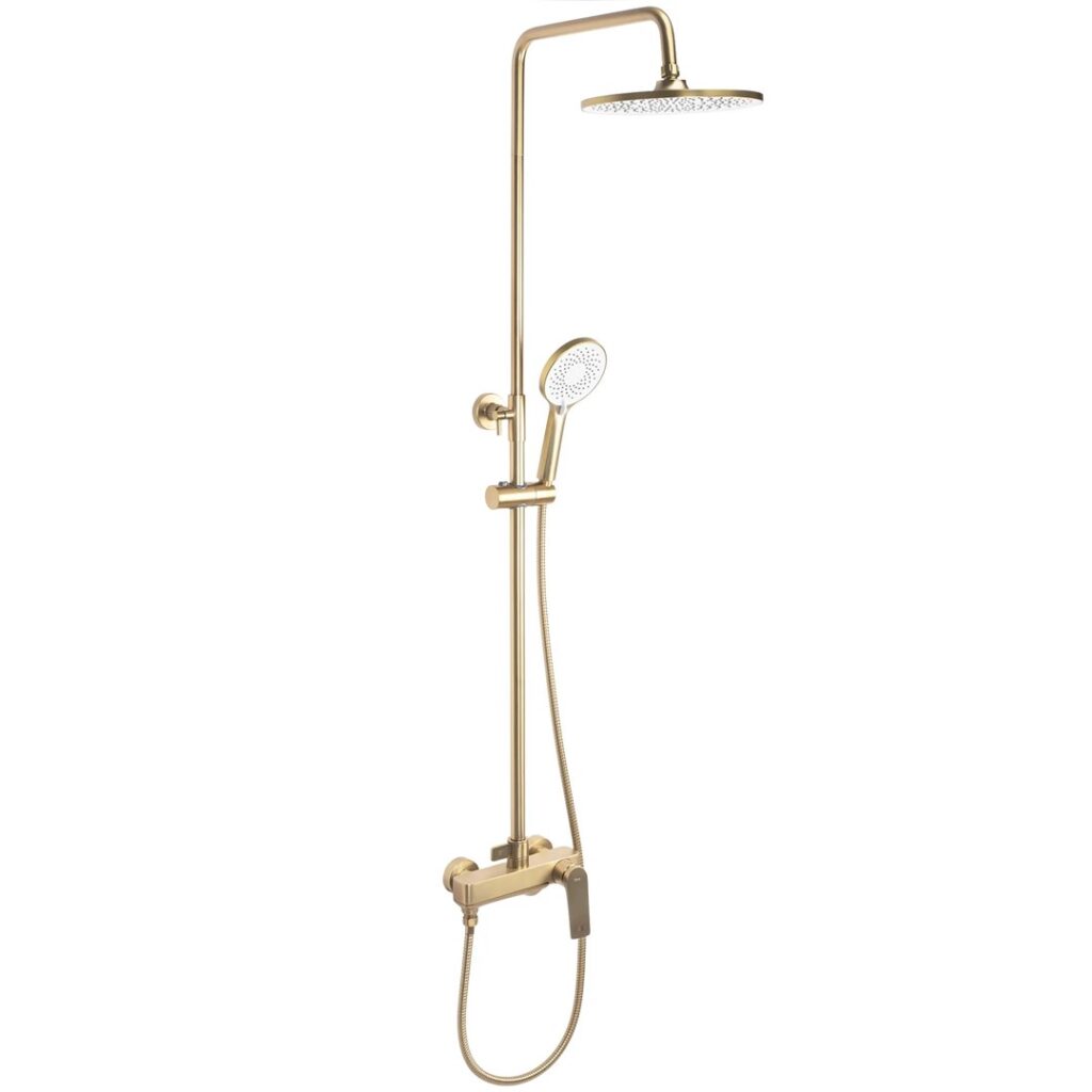 REA ZESTAW NATRYSKOWY AVALON ZŁOTY SZCZOTKOWANY REA-P2400