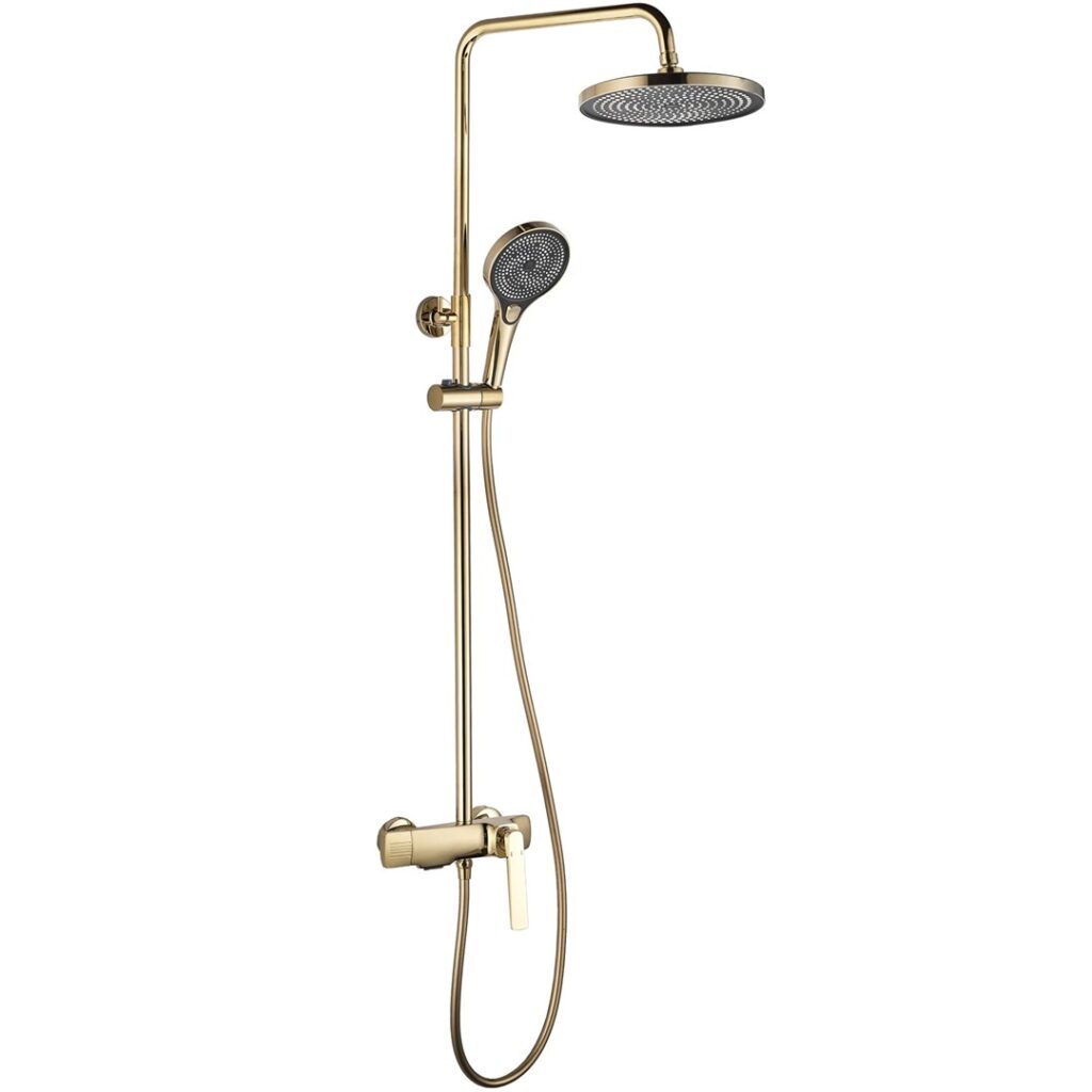 REA ZESTAW NATRYSKOWY REBEL ZŁOTY REA-P2413