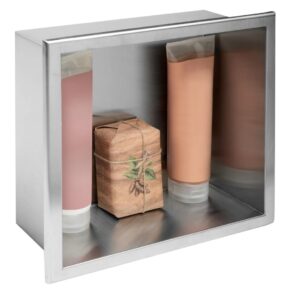 REA PÓŁKA WNĘKOWA 30x30x10 STAL SZCZOTKOWANA 5902557396351