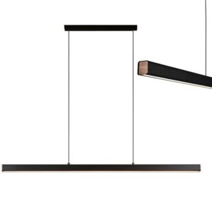 REA LAMPA APP1447-CP BLACK 80 cm OSW-02391