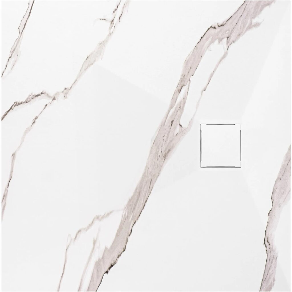 REA BRODZIK MAGNUM CARRARA WHITE 90×90 REA-K7005