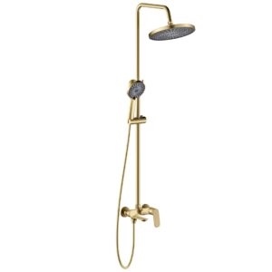 REA ZESTAW NATRYSKOWY MARCO ZŁOTY SZCZOTKOWANY REA-P8548