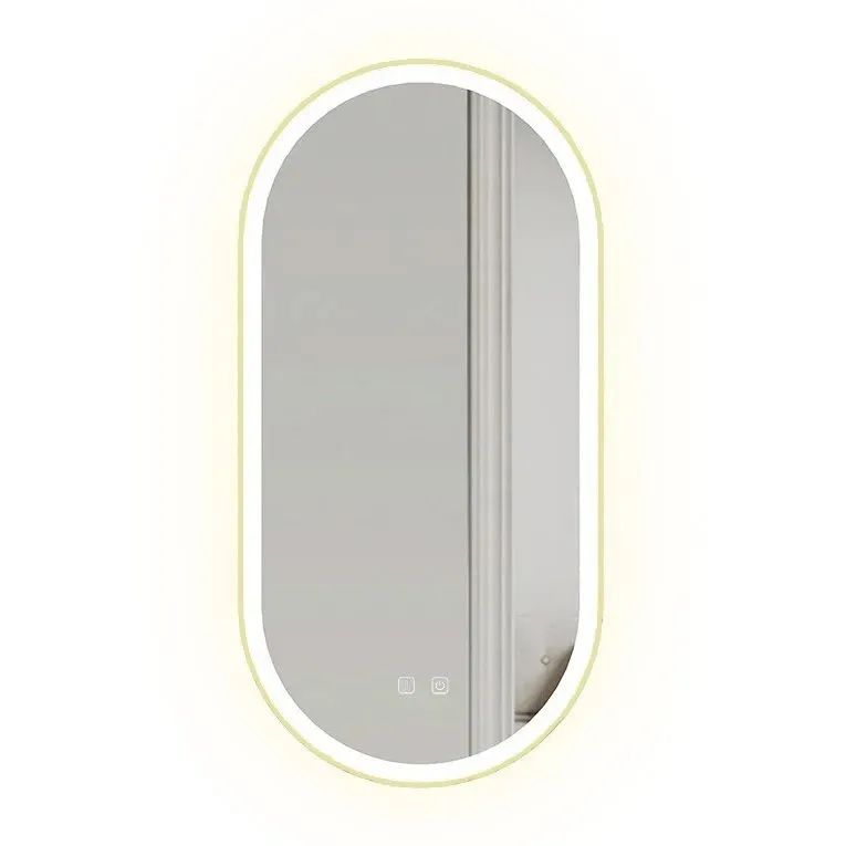 LUSTRO LED OVL GOLD 50X100CM
