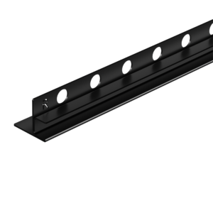 BALNEO Listwa spadkowa do szkła prawa 120 cm czarna D0101020102-1