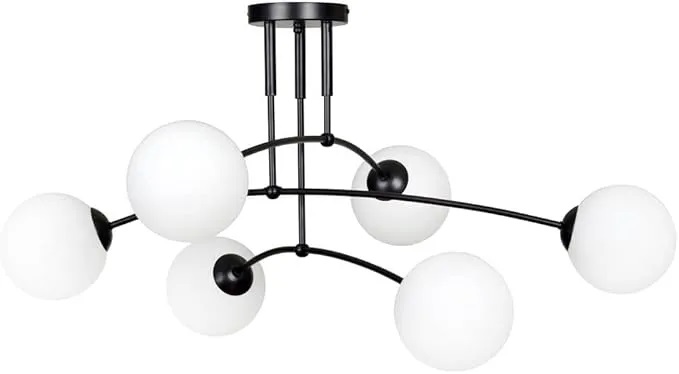 REA LAMPA APP1576-6CP BLACK MAT OSW-03602