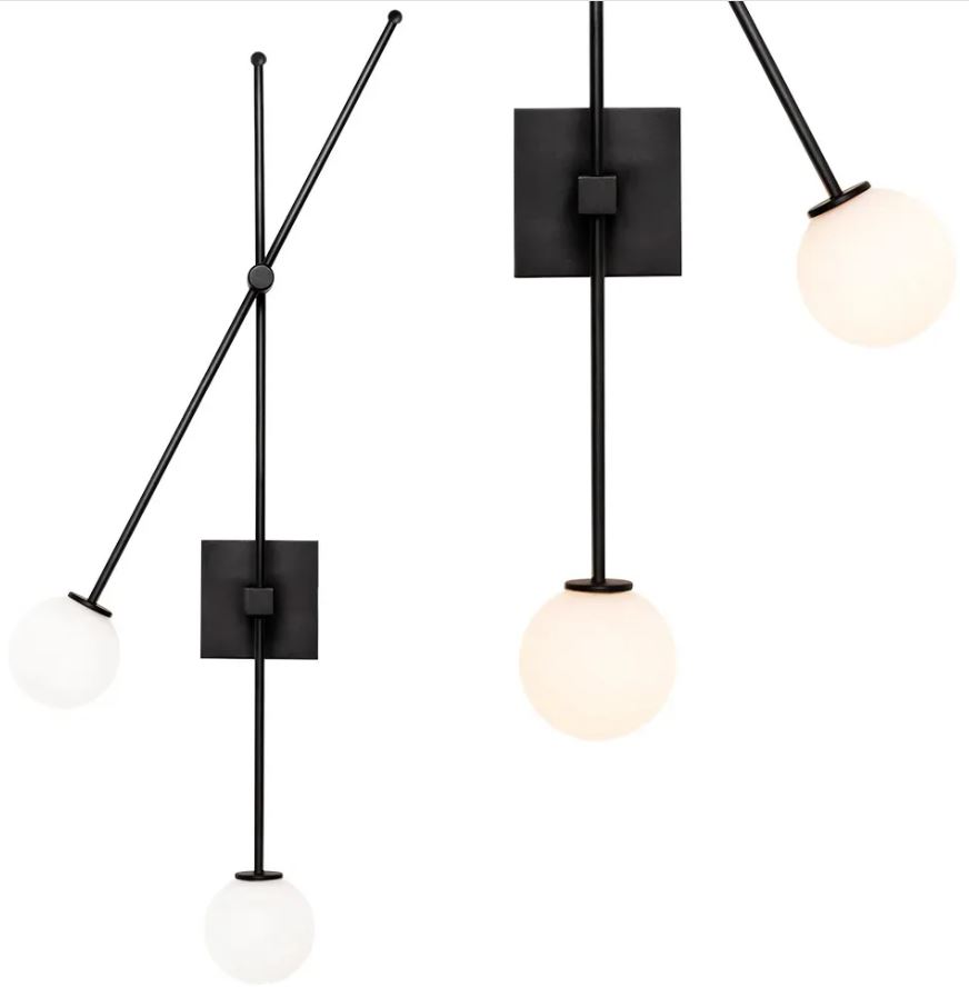 REA LAMPA APP1595-2W BLACK MAT OSW-05680