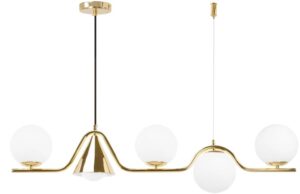 REA LAMPA APP1662-5CP GOLD MAT OSW-04129